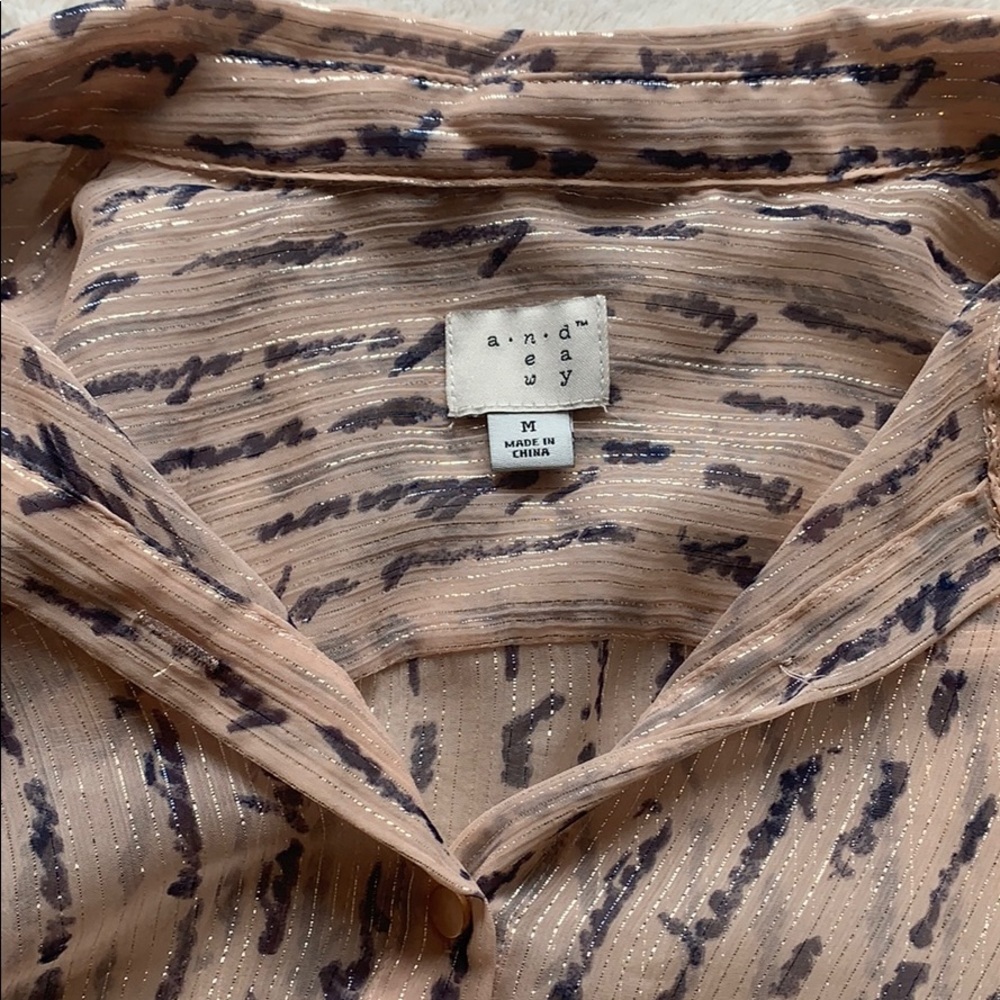 Patterned Button Down - Picture 3 of 3
